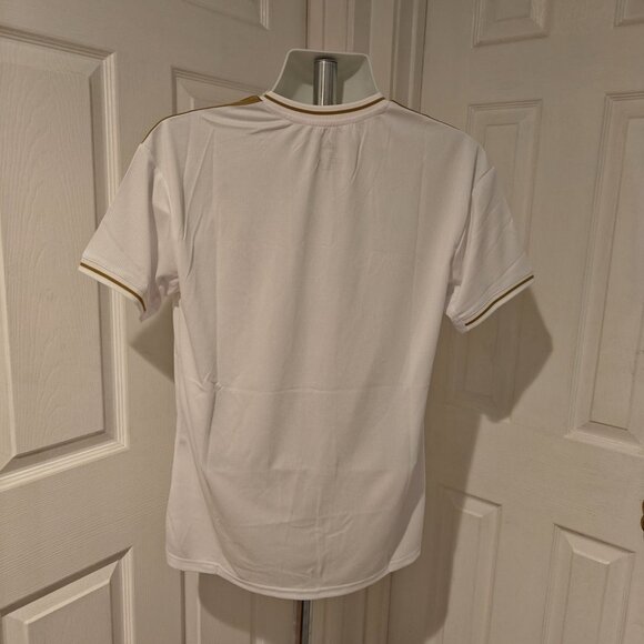 Adidas Real Madrid 2019/2020 Home Jersey White/Gold Men's Sizes M and L Soccer - Picture 10 of 14